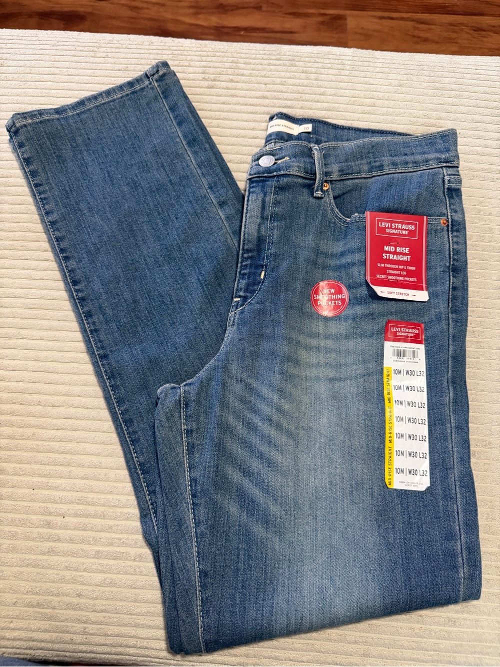Levi's Men's Straight Jeans - Medium Blue Wash